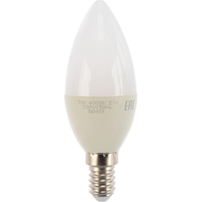 Лампа светодиодная JAZZWAY PLED-ECO-C37 5W E14 4000K 1036865A