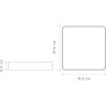 Светильник светодиодный потолочный JAZZWAY PPB SCANDIC-S 24W 4000K WH/W IP20 5037298